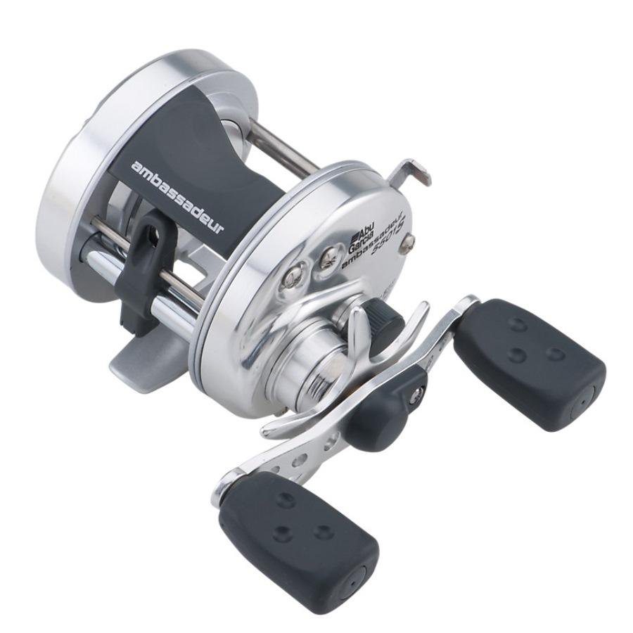 Катушка Abu Garcia AMBS-5501 LH Round серебристая купить,NaN