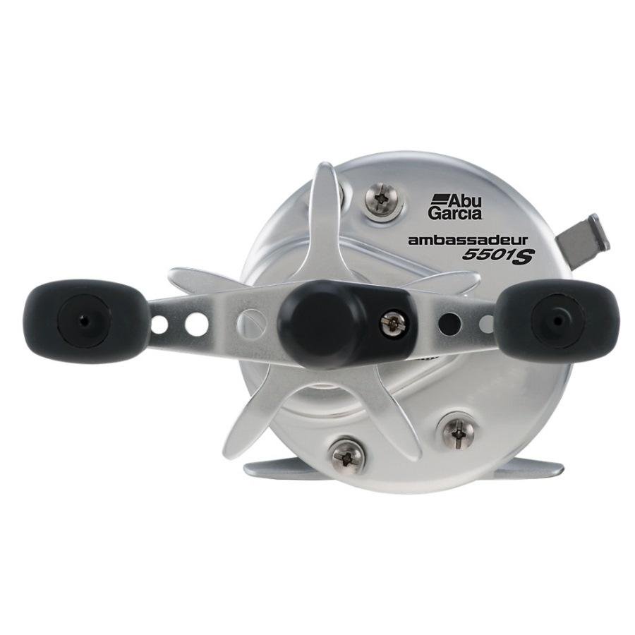 Катушка Abu Garcia AMBS-5501 LH Round серебристая купить,NaN