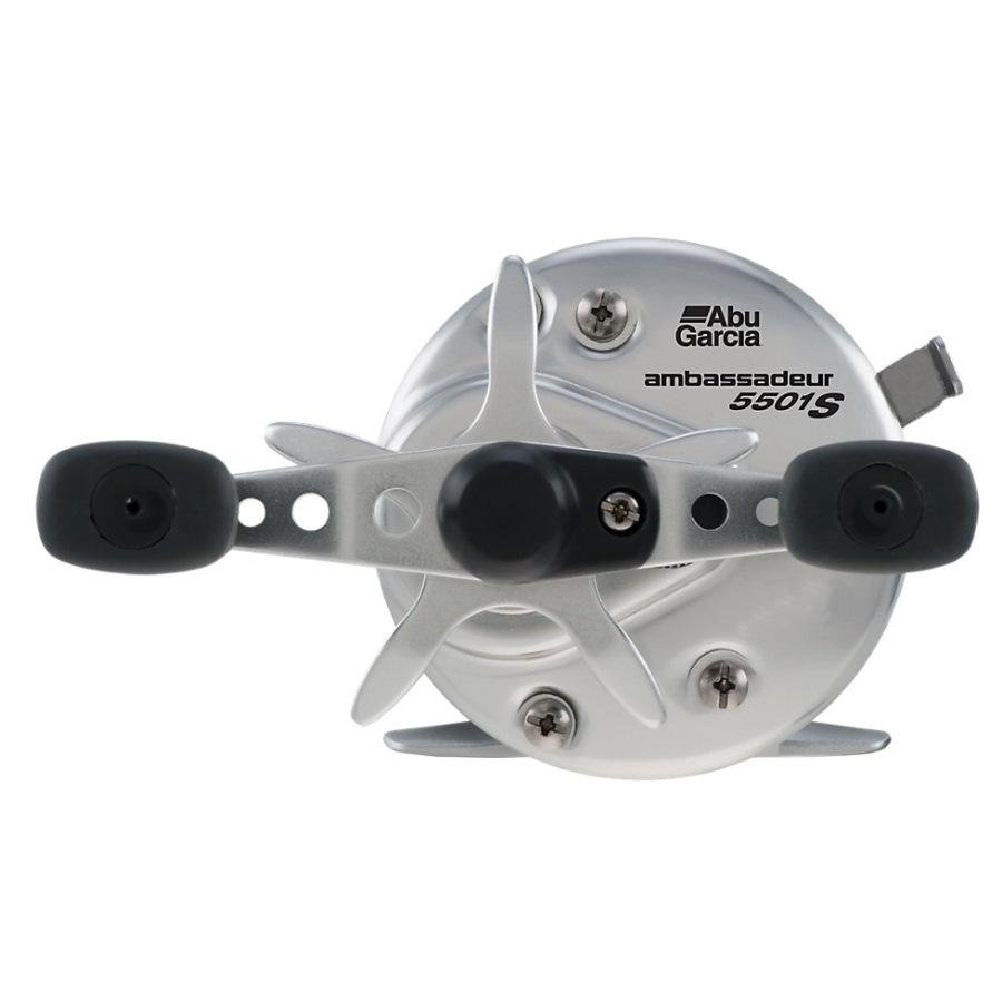 Катушка Abu Garcia AMBS-5501 LH Round серебристая купить,NaN
