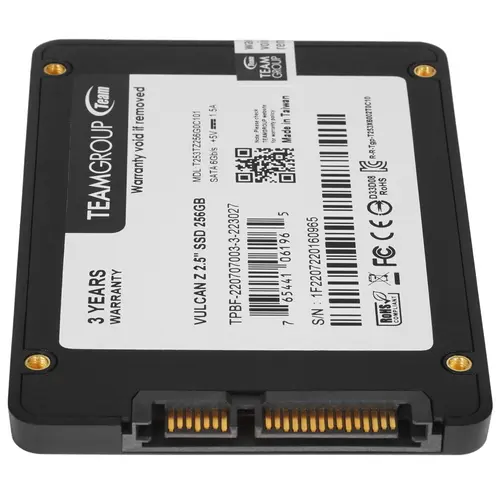 SSD накопитель Team Group T-force Vulcan Z T253TZ256G0C101 256Gb - ForteMarket SSD накопитель Team Group T-force Vulcan Z T253TZ256G0C101 256Gb купить,0