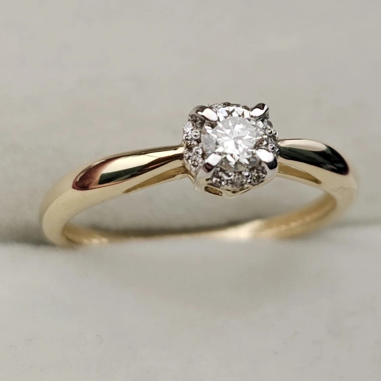 Кольцо Deimantas 108194636 16,5р 1,54гр 0,168ct. купить,NaN