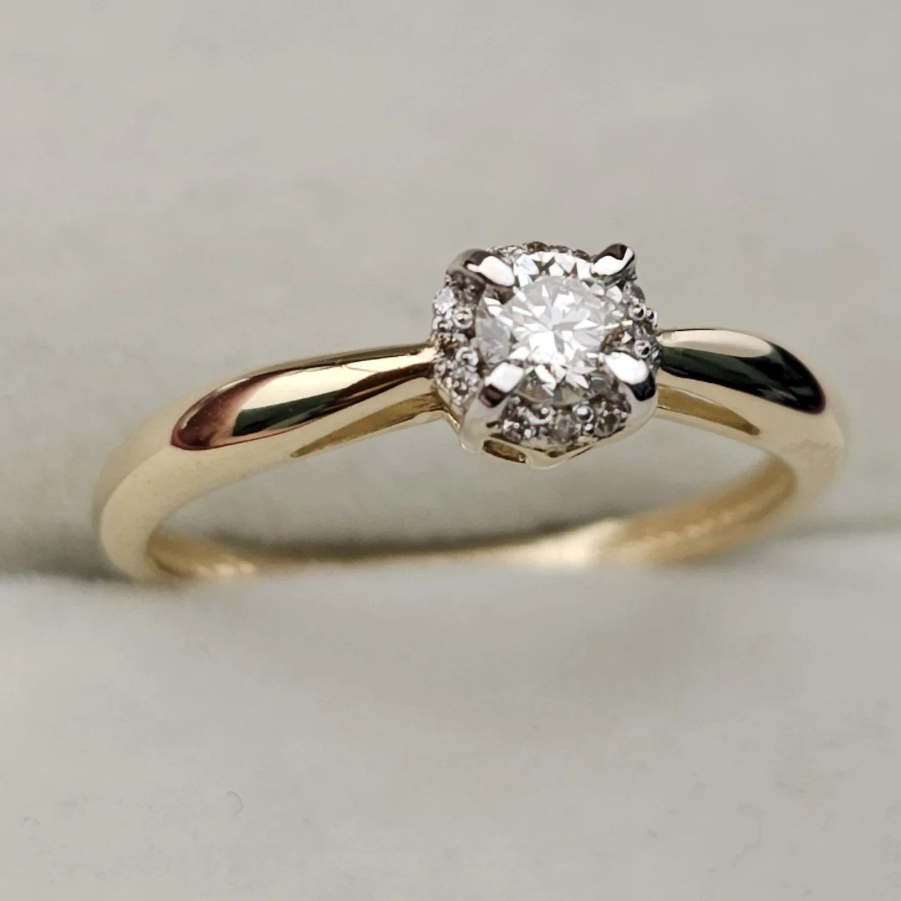 Кольцо Deimantas 108194636 16,5р 1,54гр 0,168ct. купить,NaN