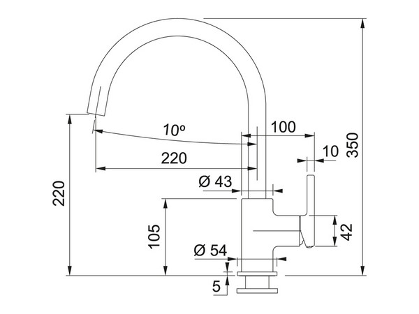 Смеситель Franke 115.0626.020 оникс купить,0
