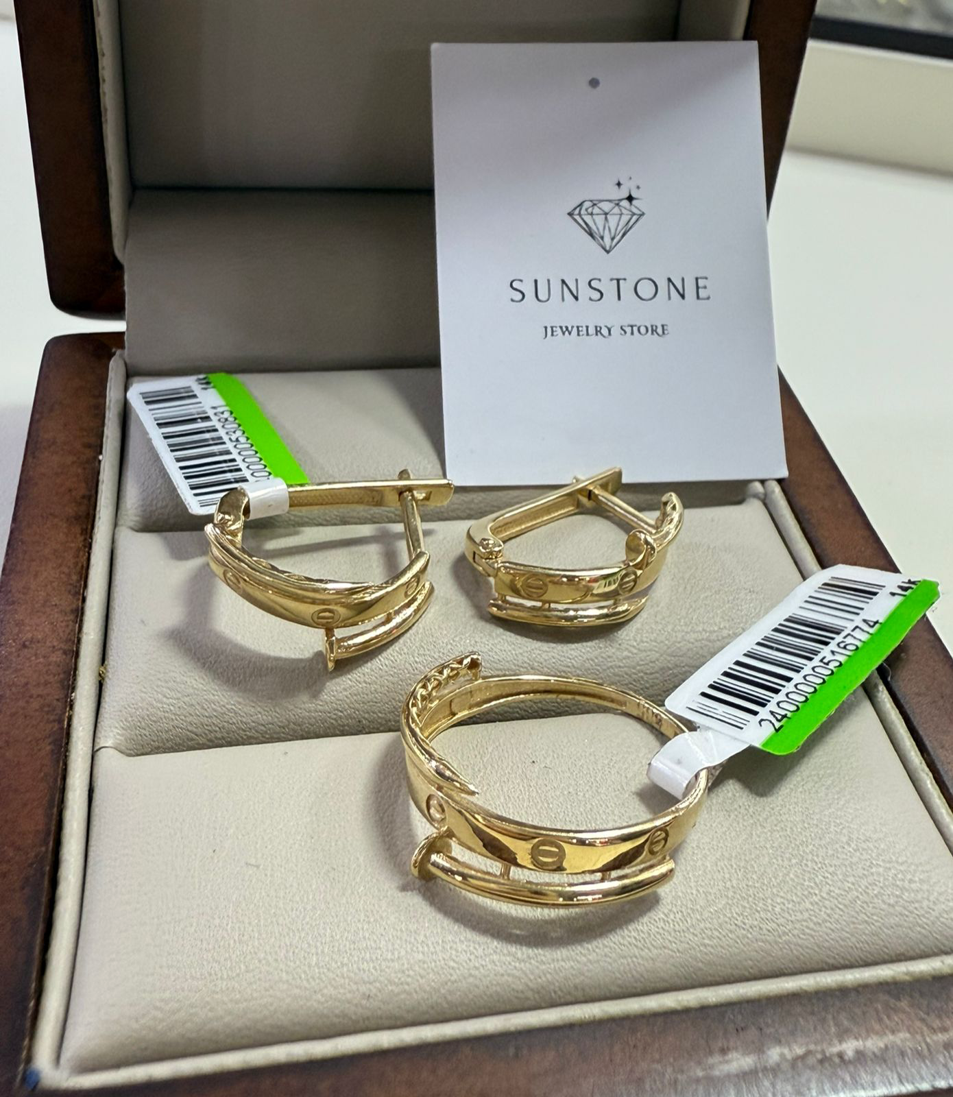 Комплект Sunstone S567 золото 3.97гр 17.5р купить,275000