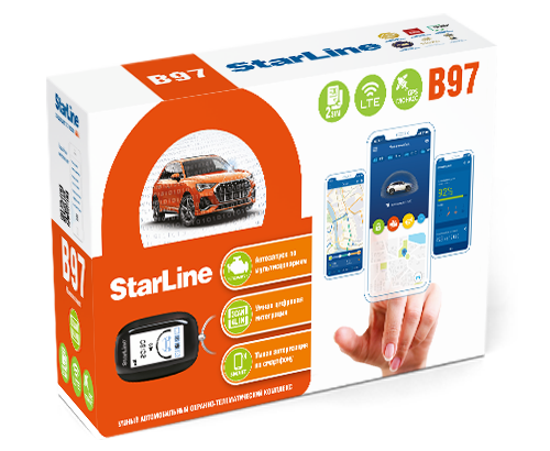 Автосигнализация StarLine B97 2SIM LTE-GPS купить,NaN