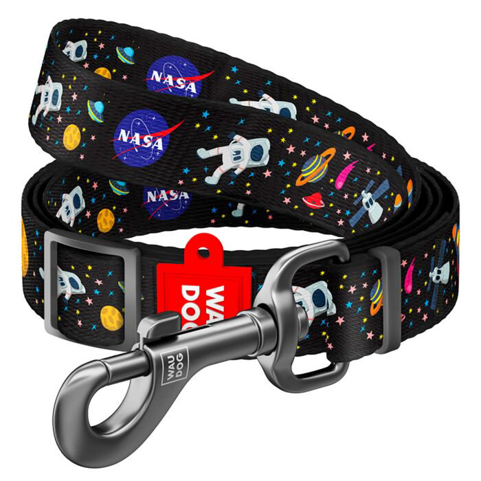 Поводок Waudog NASA S черный купить,NaN