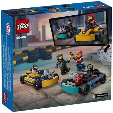 LEGO Картинг и гонщики CITY 60400, деталей 99 шт - ForteMarket LEGO Картинг и гонщики CITY 60400, деталей 99 шт купить,0