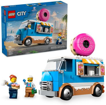 LEGO Фургон с пончиками 60452, деталей 196 шт купить,NaN