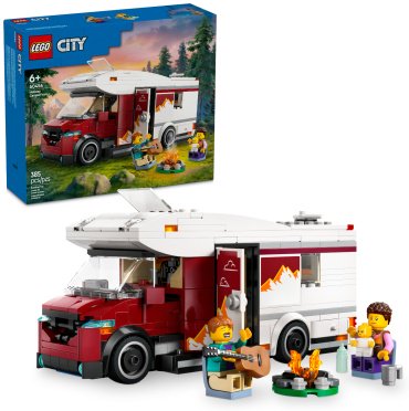 LEGO Приключения в отпуске в доме на колесах 60454, деталей 385 шт