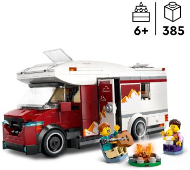 LEGO Приключения в отпуске в доме на колесах 60454, деталей 385 шт купить,0