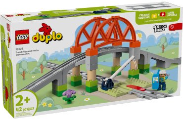 LEGO Набор для расширения Железнодорожный мост и пути 10426, деталей 42 шт - ForteMarket LEGO Набор для расширения Железнодорожный мост и пути 10426, деталей 42 шт купить,0