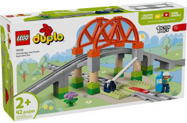 LEGO Набор для расширения Железнодорожный мост и пути 10426, деталей 42 шт купить,NaN
