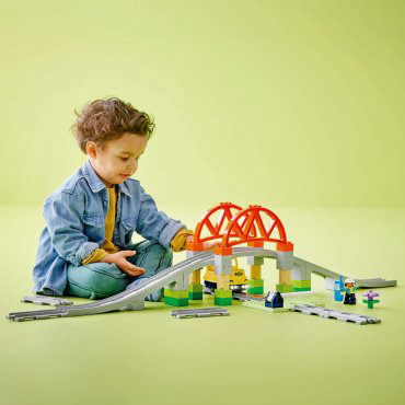 LEGO Набор для расширения Железнодорожный мост и пути 10426, деталей 42 шт купить,NaN