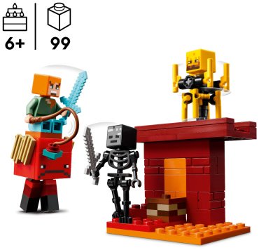 LEGO Битва в лаве Нижнего мира 21266, деталей 99 шт