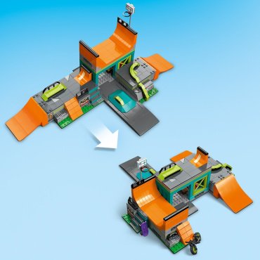 LEGO Городской скейт-парк 60364, деталей 454 шт купить,0