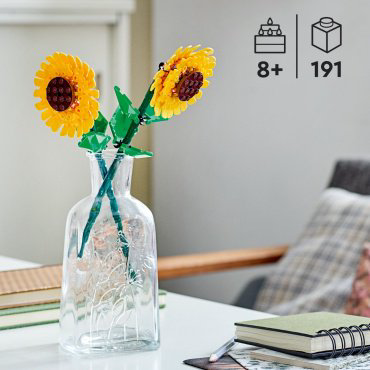 LEGO Подсолнухи Iconic 40524, деталей 191 шт купить,NaN