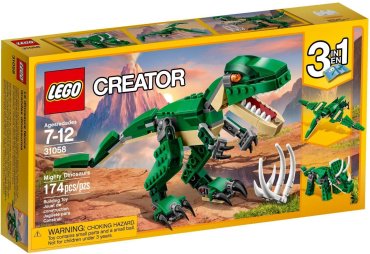 LEGO Грозный динозавр 31058, деталей 174 шт купить,0