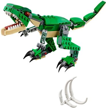 LEGO Грозный динозавр 31058, деталей 174 шт купить,0
