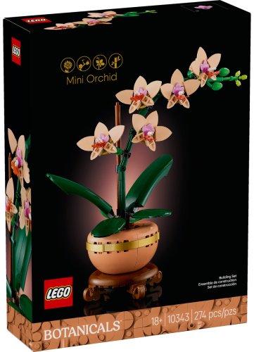 LEGO Мини-орхидея 10343, деталей 274 шт - ForteMarket LEGO Мини-орхидея 10343, деталей 274 шт купить,0