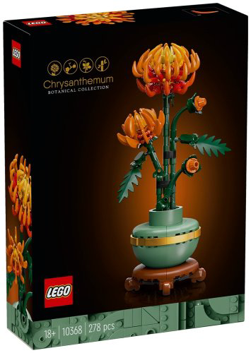 LEGO Хризантема Botanicals 10368, деталей 278 шт купить,23146