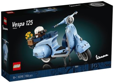LEGO Мотороллер Vespa 125 10298, деталей 1107 шт