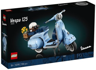 LEGO Мотороллер Vespa 125 10298, деталей 1107 шт купить,NaN