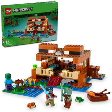 LEGO Дом лягушки Minecraft 21256, деталей 400 шт