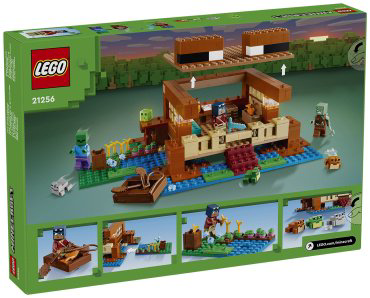LEGO Дом лягушки Minecraft 21256, деталей 400 шт купить,NaN