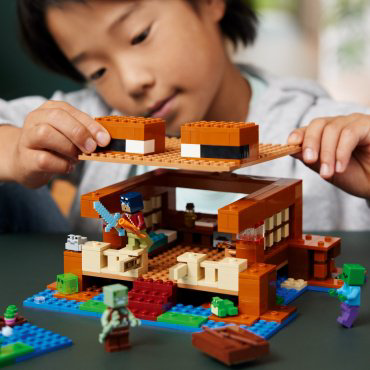 LEGO Дом лягушки Minecraft 21256, деталей 400 шт купить,NaN