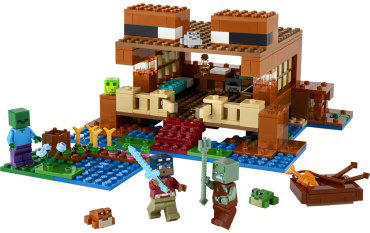 LEGO Дом лягушки Minecraft 21256, деталей 400 шт купить,NaN