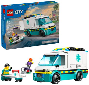 LEGO Машина скорой помощи 60451, деталей 184 шт купить,13915