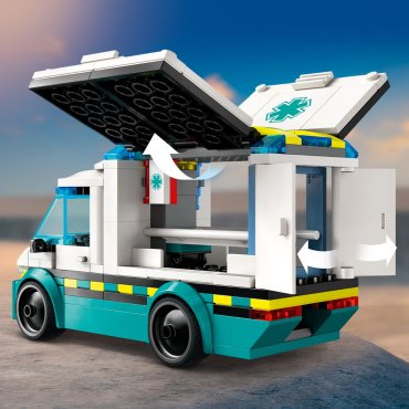 LEGO Машина скорой помощи 60451, деталей 184 шт - ForteMarket LEGO Машина скорой помощи 60451, деталей 184 шт купить,0