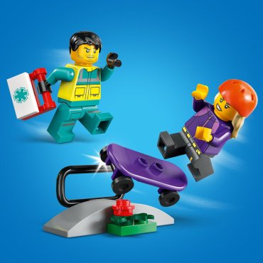LEGO Машина скорой помощи 60451, деталей 184 шт - ForteMarket LEGO Машина скорой помощи 60451, деталей 184 шт купить,0