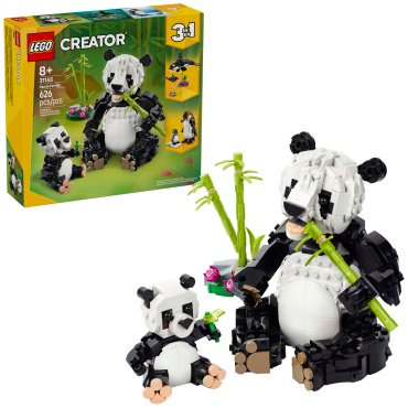 LEGO Дикие животные "Семейство панд" 31165, деталей 626 шт