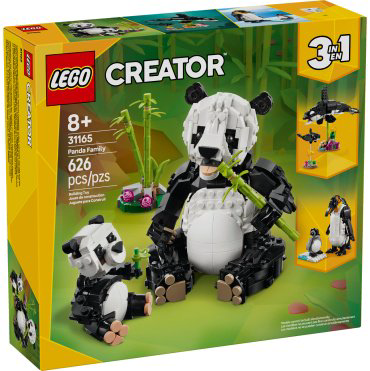 LEGO Дикие животные "Семейство панд" 31165, деталей 626 шт купить,NaN