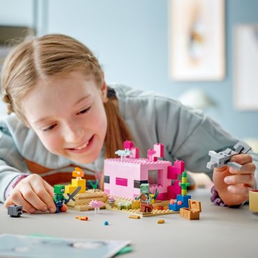 LEGO Дом Аксолотля 21247, деталей 242 шт купить,0