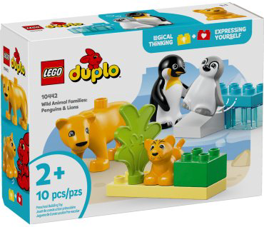 LEGO Семьи диких животных : пингвины и львы 10442, деталей 10 шт купить,7215
