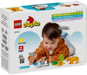 LEGO Семьи диких животных : пингвины и львы 10442, деталей 10 шт купить,0