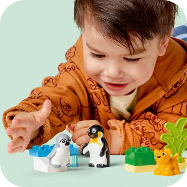 LEGO Семьи диких животных : пингвины и львы 10442, деталей 10 шт купить,7215
