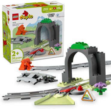LEGO Набор для расширения Туннель и рельсы 10425, деталей 20 шт купить,NaN