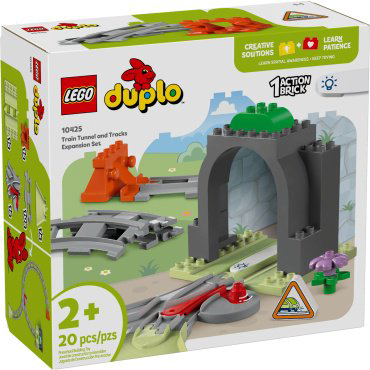 LEGO Набор для расширения Туннель и рельсы 10425, деталей 20 шт купить,NaN