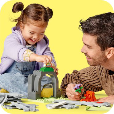 LEGO Набор для расширения Туннель и рельсы 10425, деталей 20 шт купить,NaN