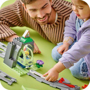 LEGO Набор для расширения Туннель и рельсы 10425, деталей 20 шт купить,NaN