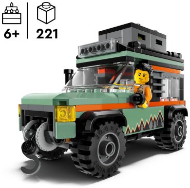 LEGO Горный внедорожник 4х4 60447, деталей 221 шт - ForteMarket LEGO Горный внедорожник 4х4 60447, деталей 221 шт купить,0