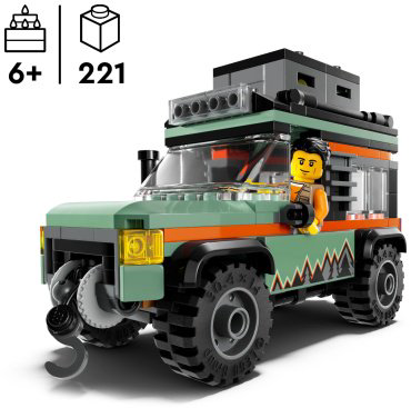 LEGO Горный внедорожник 4х4 60447, деталей 221 шт купить,13915