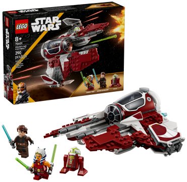 LEGO Джедайский перехватчик Асоки 75401, деталей 290 шт