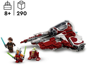 LEGO Джедайский перехватчик Асоки 75401, деталей 290 шт купить,NaN