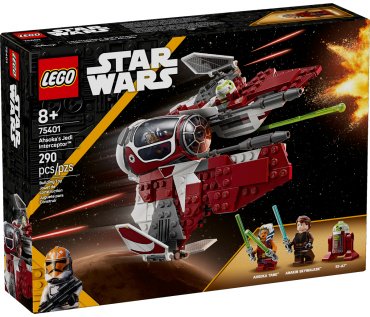 LEGO Джедайский перехватчик Асоки 75401, деталей 290 шт