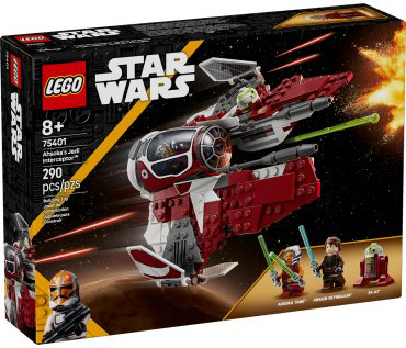 LEGO Джедайский перехватчик Асоки 75401, деталей 290 шт купить,NaN