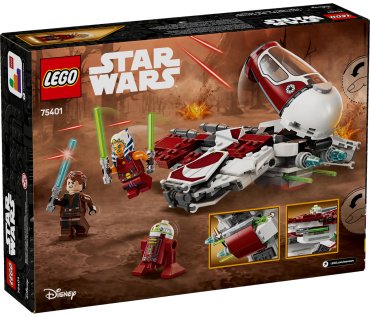 LEGO Джедайский перехватчик Асоки 75401, деталей 290 шт